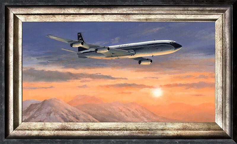 Heading Home - BOAC 707 by Stephen Brown - Original Oil Painting