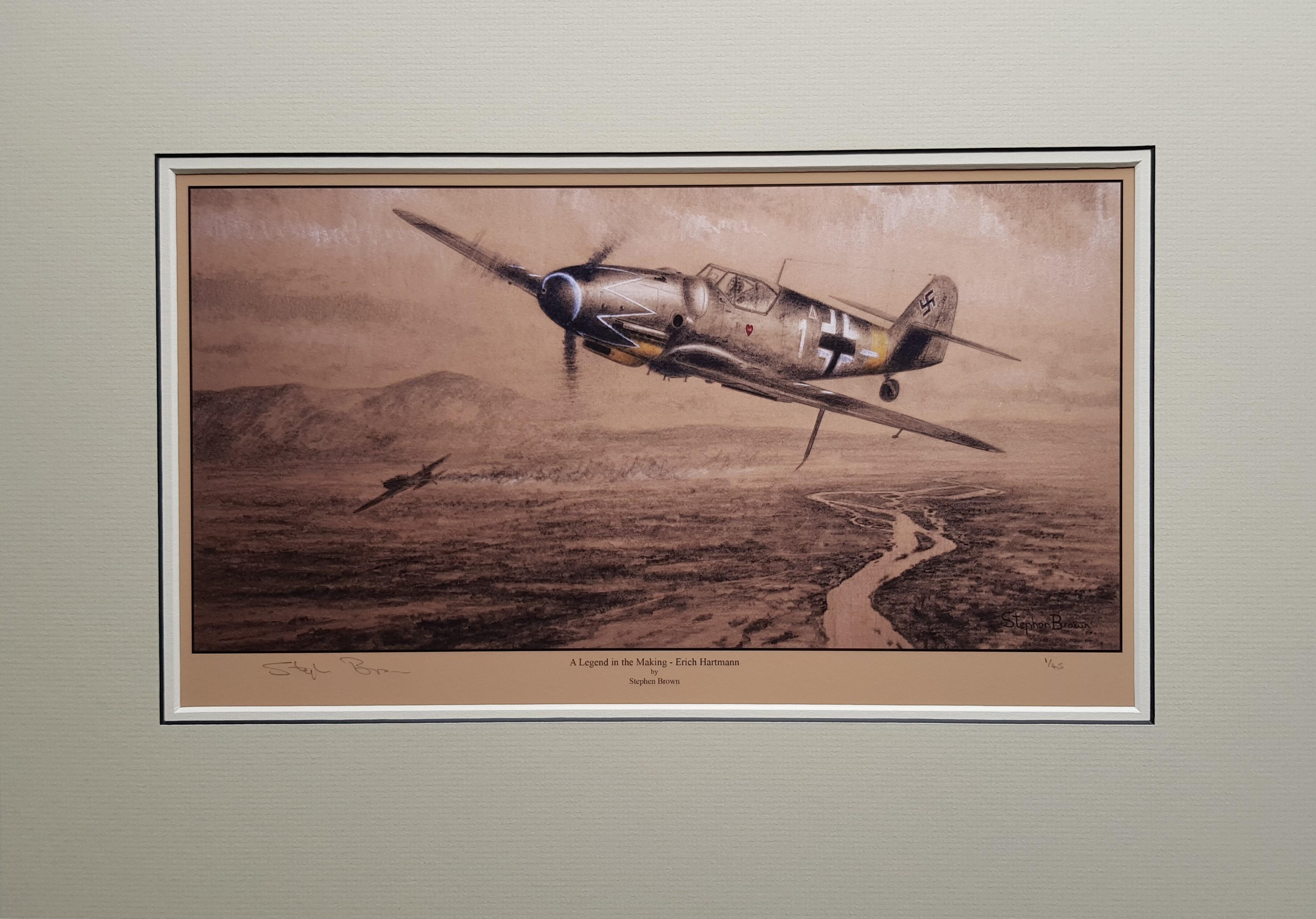 A Legend in the Making - Erich Hartmann - Medium Graphite Print