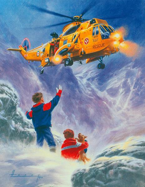 Lost and Found - Sea King - Christmas Card M507