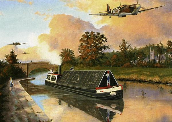 Coming Home by Stephen Brown - Spitfire Greetings Card M093