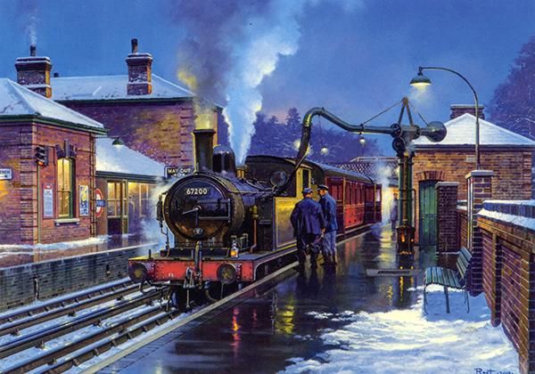In the Bleak Midwinter - Railways Christmas Card R055