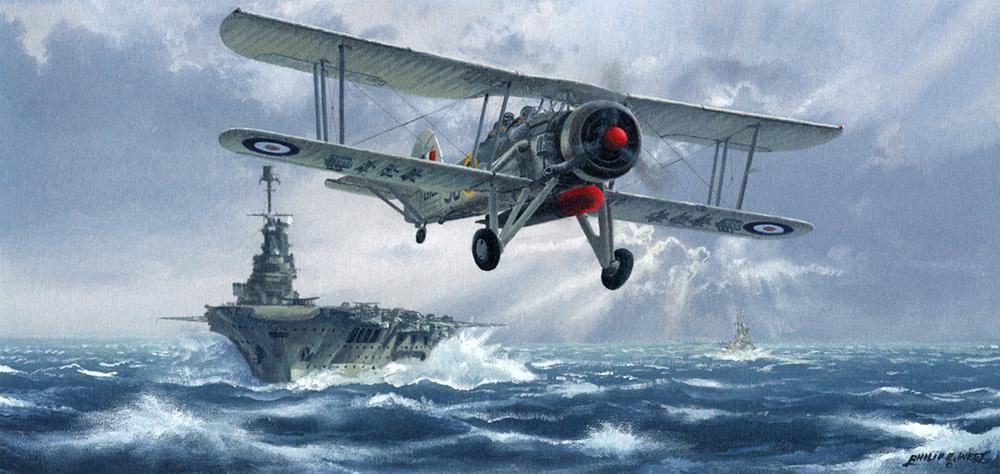 Flight Against the Bismarck by Philip West