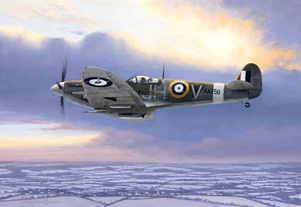 Spitfire Legend by Stephen Brown - Cameo print