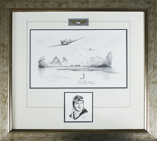 Dick Rossi and the Flying Tigers by Stephen Brown - Original Drawing