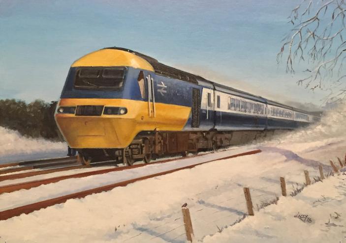 Inter-City Winter  - Railways Christmas Card R067