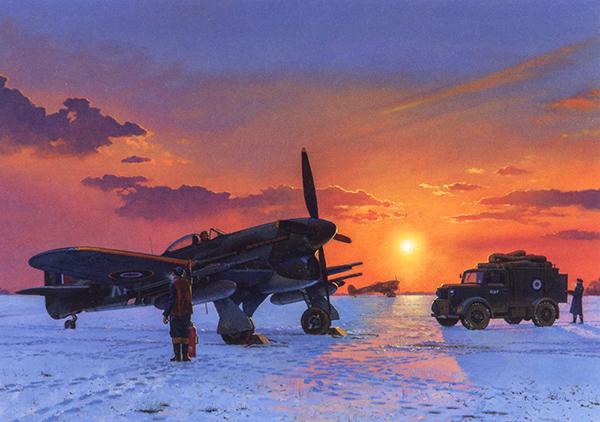 Sabres at Dawn - RAF Typhoons - Christmas Card M558