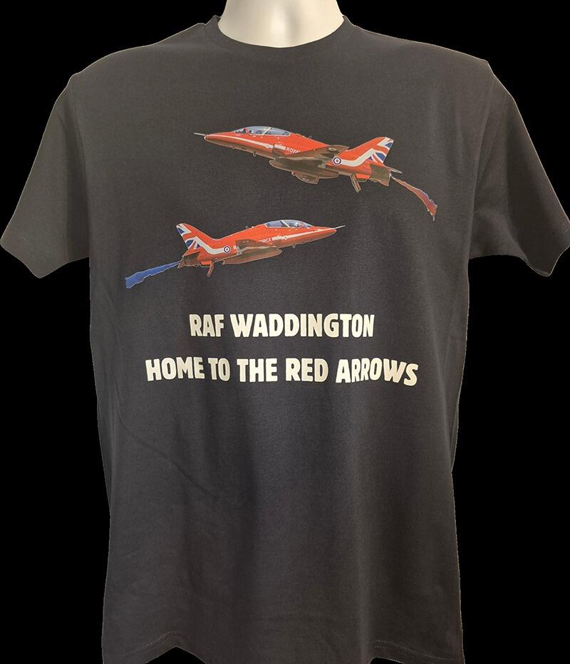 Red Arrows RAF Waddington T-Shirt - Navy Blue