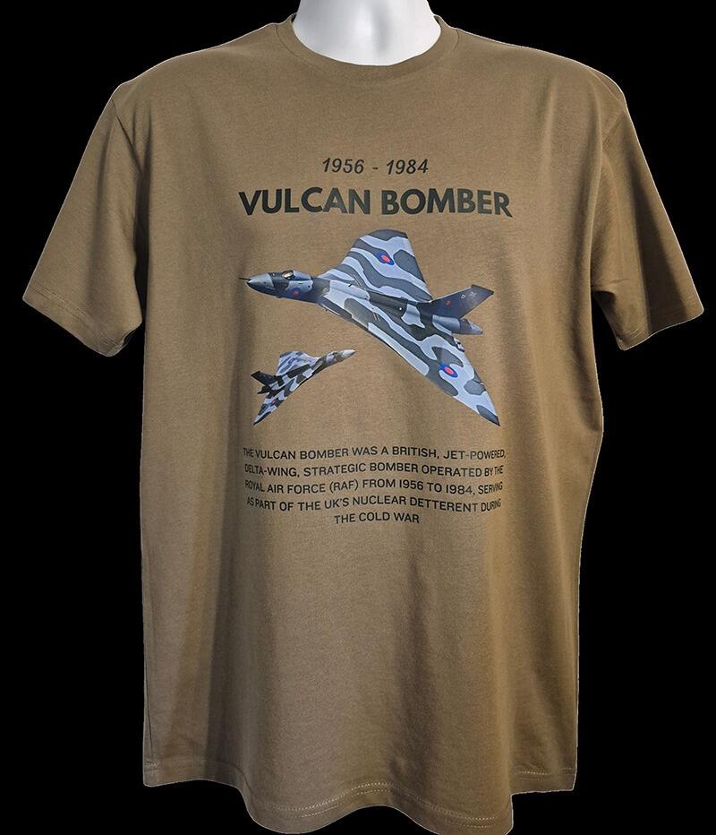 Vulcan Bomber T-Shirt - Military Green
