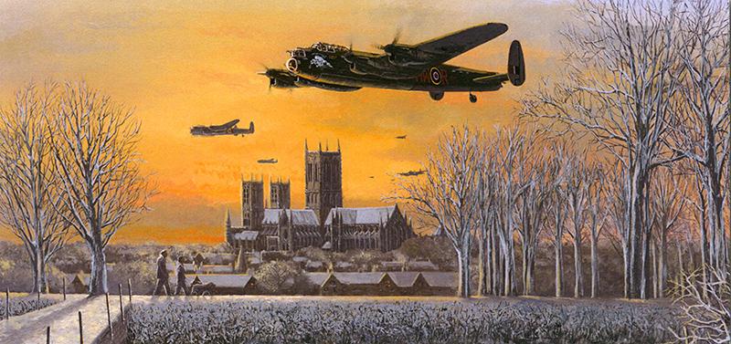 We Salute You - RAF Lancasters - Christmas Card M178