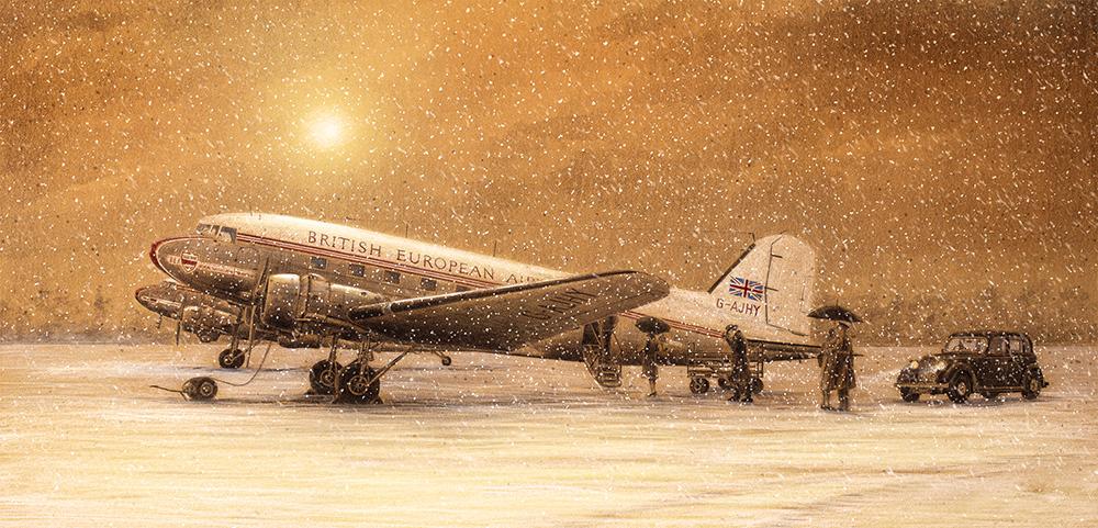 Last Flight Before Christmas - BEA DC-3 - M521