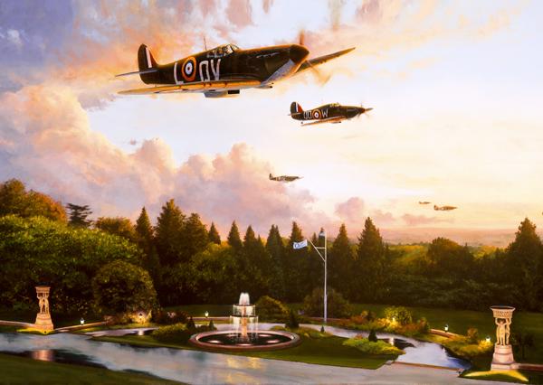 The Storm Has Passed by Stephen Brown - Spitfire Greetings Card M377