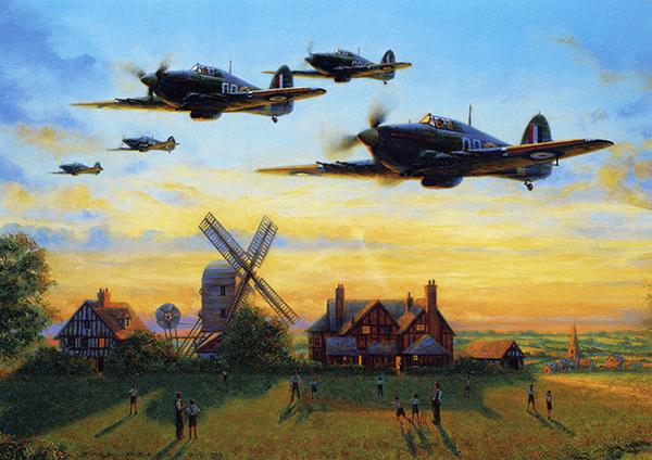 Counting Them In by Bill Perring - Hurricane Greetings Card M324