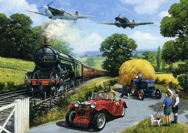 War Time Summer by Kevin Walsh - Spitfire Greetings Card M327