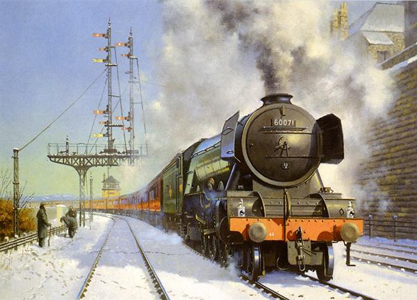Gateshead Winter - Railways Christmas Card R023