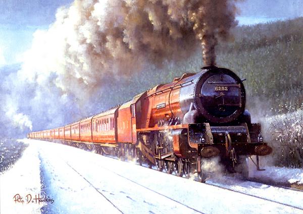 The Fighting Duchess - Railways Christmas Card R030