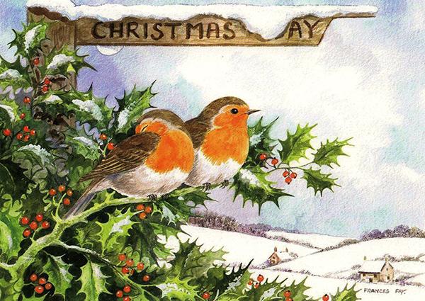 Wakey Wakey Its Christmas Day - Nostalgic Christmas Card T025
