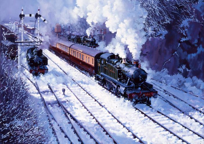 Winter at Bewdley - Railways Christmas Card R069