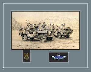 Birth of a Legend - SAS Desert Heroes by Stephen Brown - Original Drawing