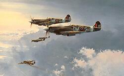ROBERT TAYLOR AIR COMBAT PAINTINGS VOL V BOOK AND PRINT SET