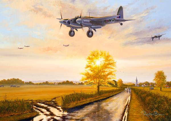 Dawn to Dusk by Stephen Brown - Mosquito Greetings Card M210