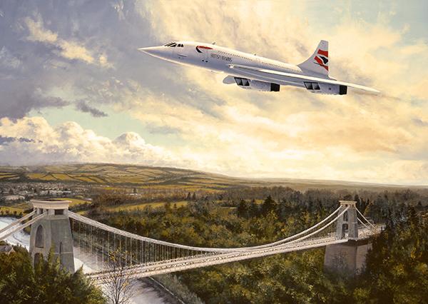 Concorde - The Homecoming by Stephen Brown - Greetings Card C055