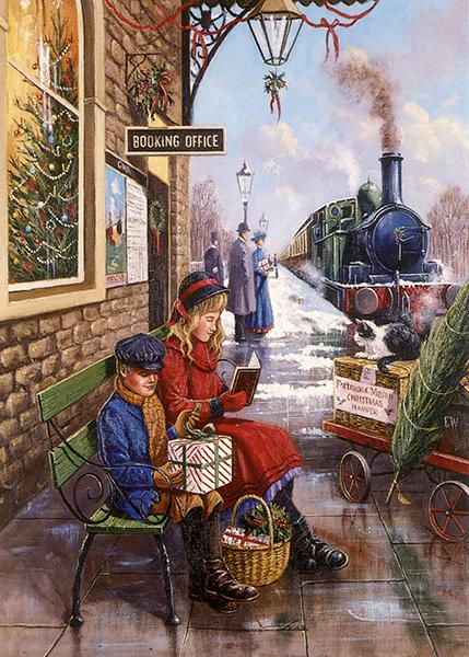 Christmas on the Branchline - Railways Christmas Card R007