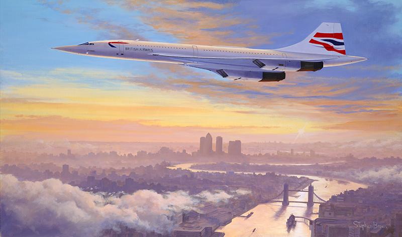 Concorde - Early Morning Arrival by Stephen Brown