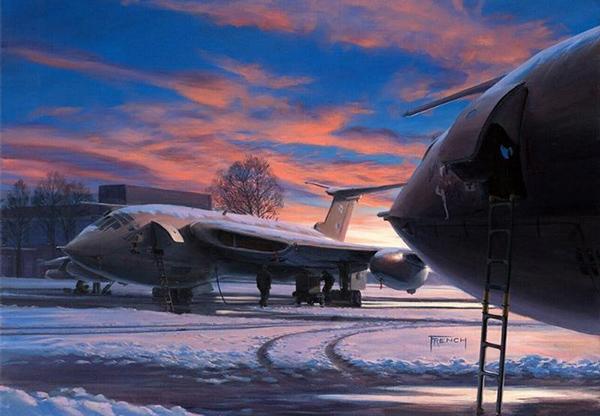 Winter Fuellers - Handley Page Victors - Christmas Card M504