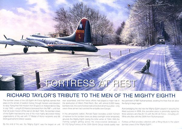 Fortress at Rest by Richard Taylor - Sales Brochure - Grade A