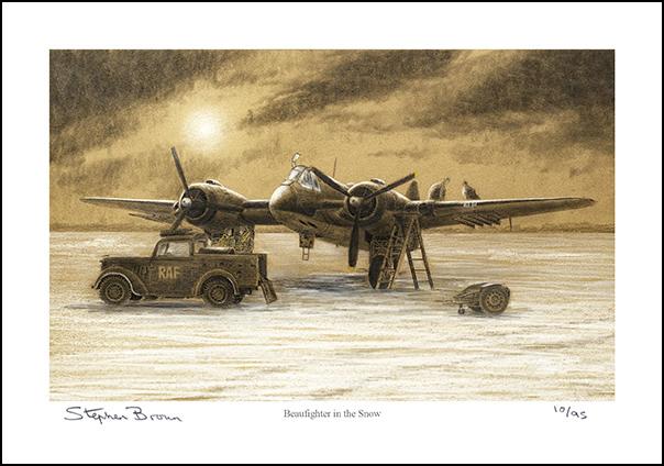 Beaufighter in the Snow - LE82