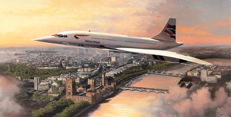 Pride of Britain by Adrian Rigby - Concorde Bargain Print