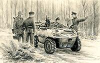 Volkswagen Schwimmwagen with Reconnaissance Team