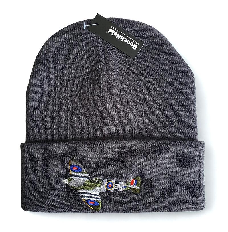 Spitfire D-Day Beanie Hat - Graphite Grey