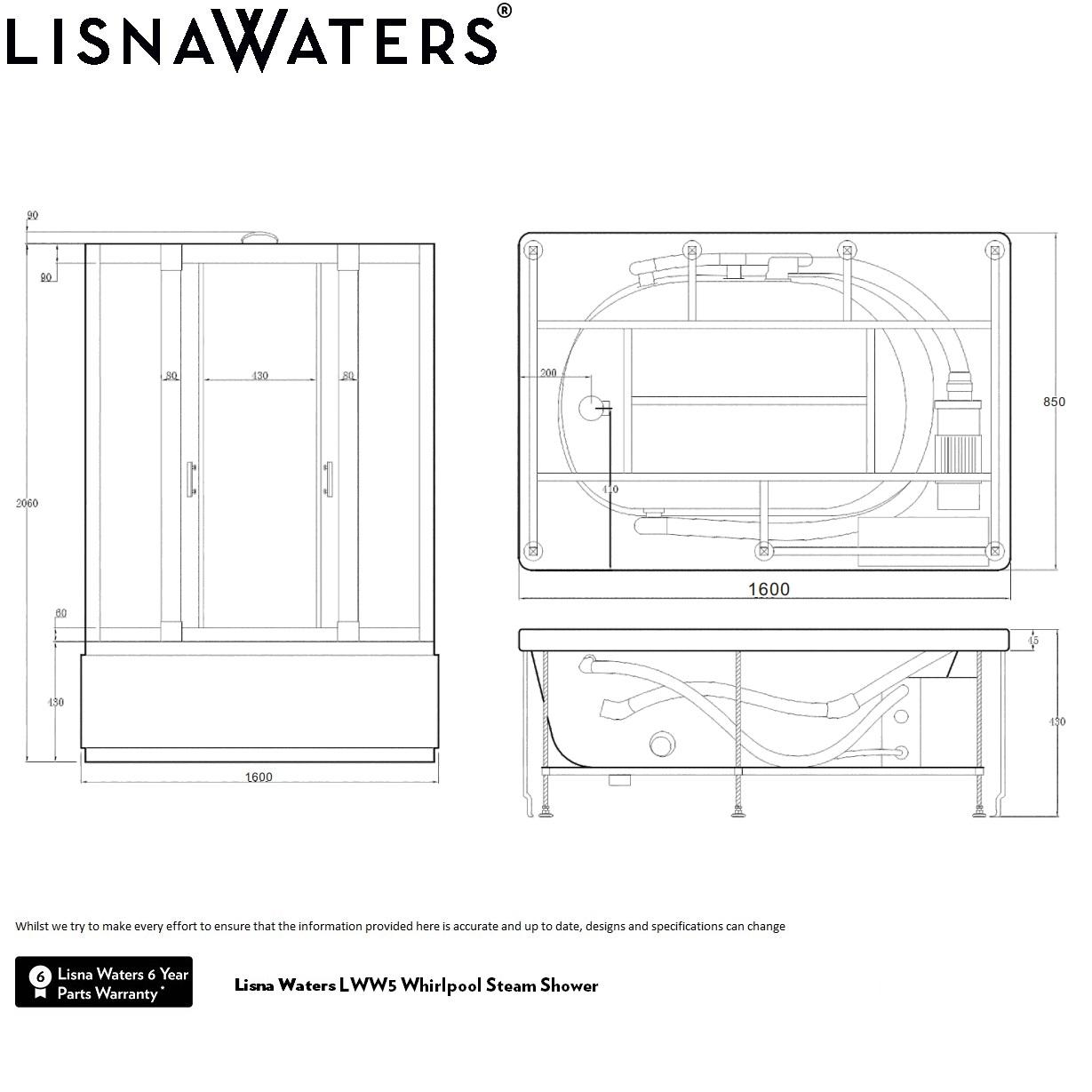 Multi Function Bath System With All Jacuzzi Function Bath Cabin