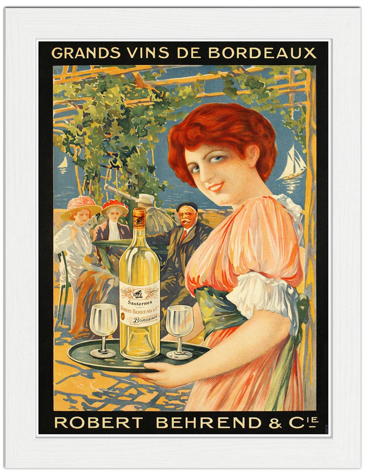 Grand Vins De Bordeaux : Art Print £7.99 / Framed Print £22.99 / T ...