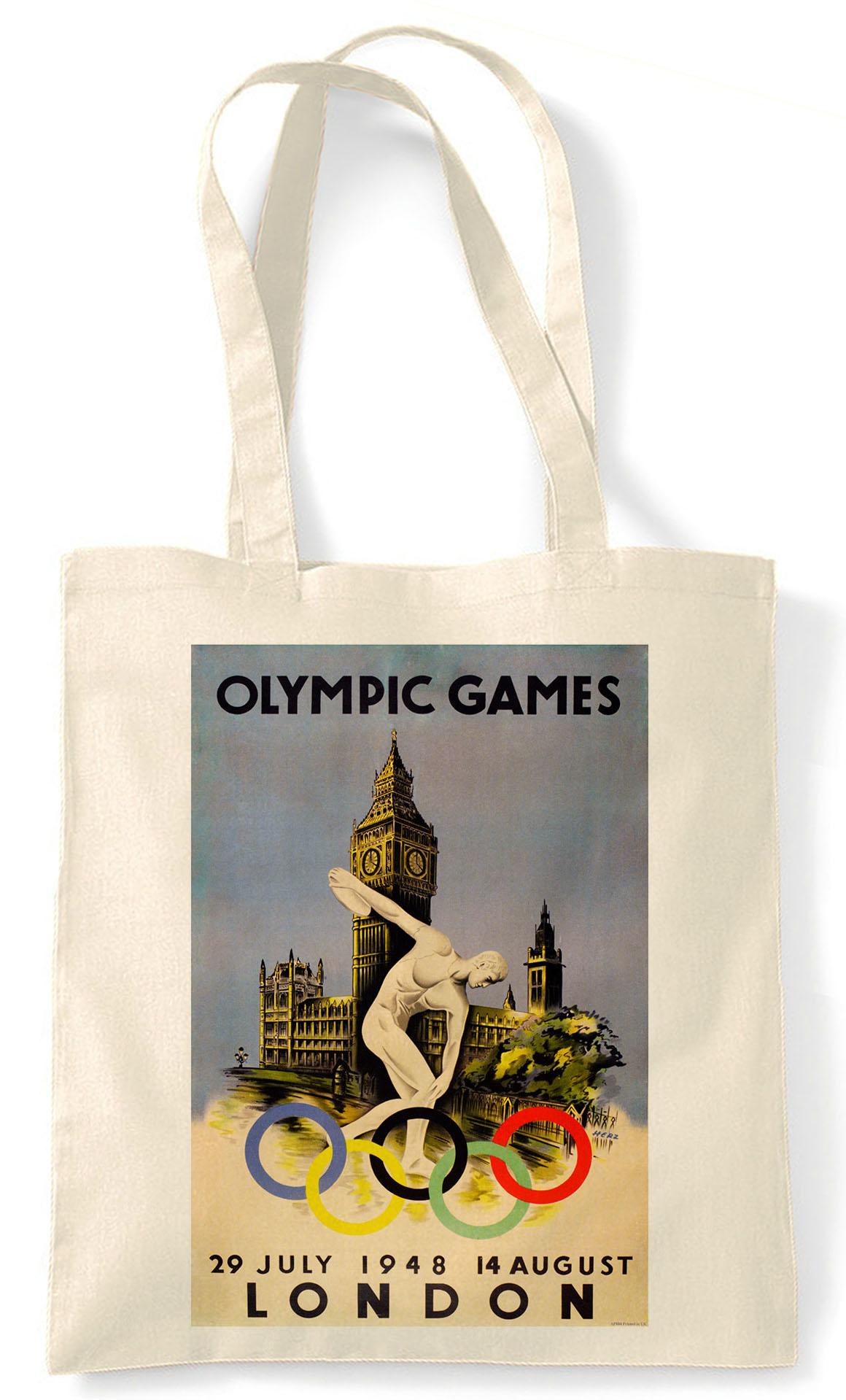 Olympic Games Poster, London 1948, Artist: Walter Herz : Art Print £8. ...
