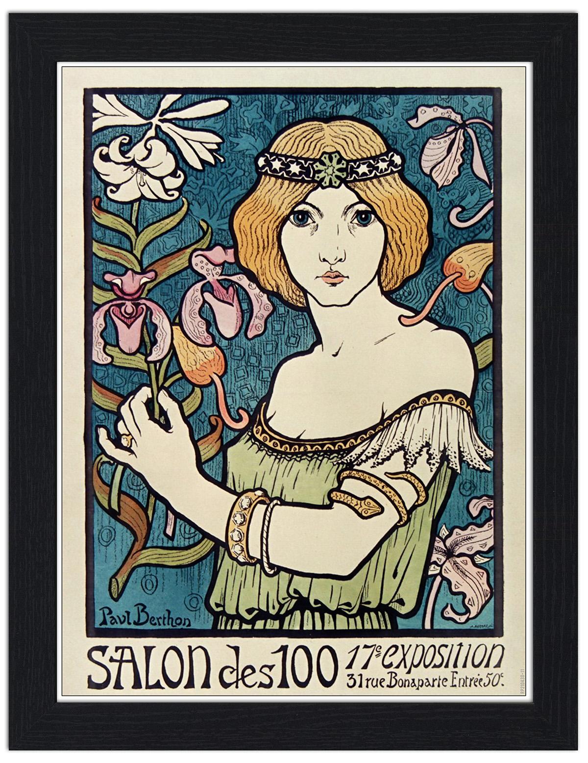Salon Des Cents Art By Paul Berthon : Art Print £7.99 / Framed Print £ ...