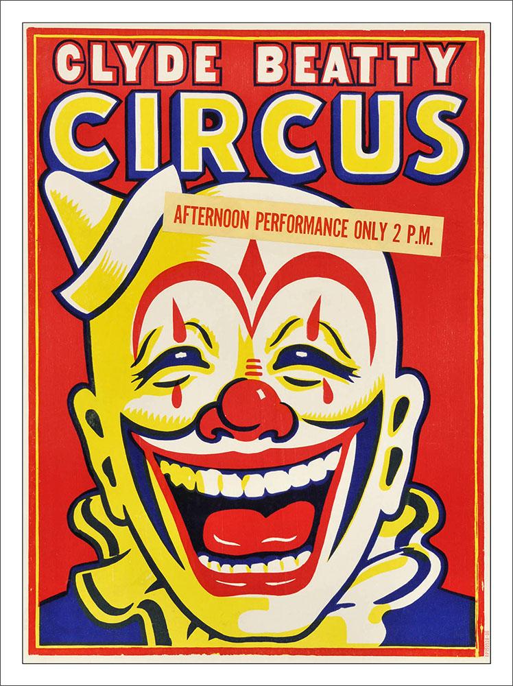 Clyde Beatty Circus : Art Print £7.99 / Framed Print £22.99 / T-Shirt £ ...