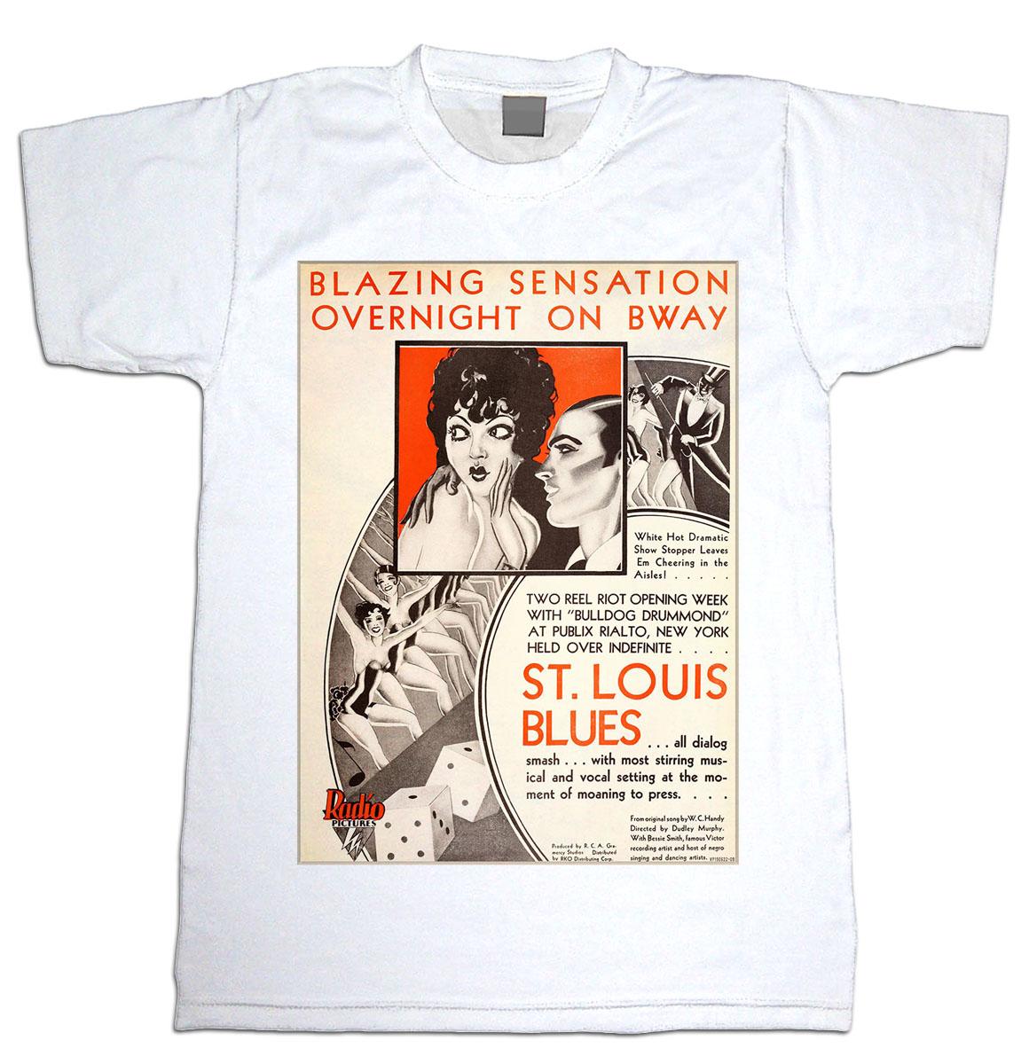 St Louis Blues Poster : Art Print £7.99 / Framed Print £22.99 / T-Shirt £12.99 / Shopping Bag £8.99
