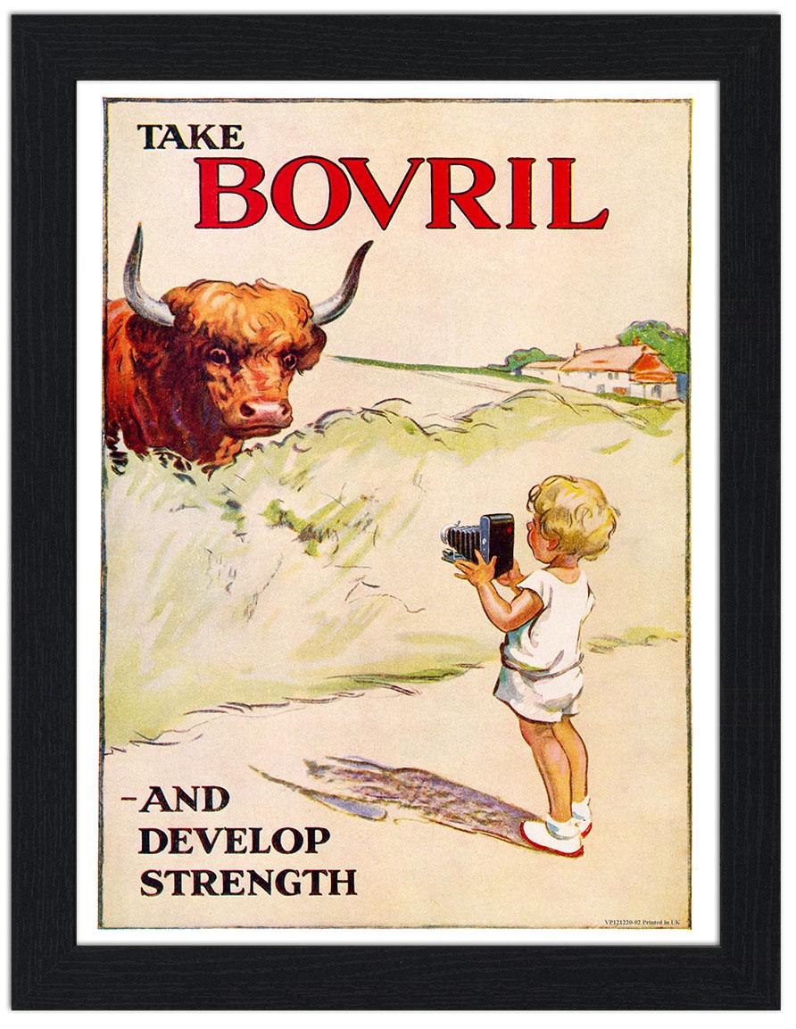 OLD BOVRIL ADVERT  1920S A3 Retro Wall POSTER Print Art #1 
