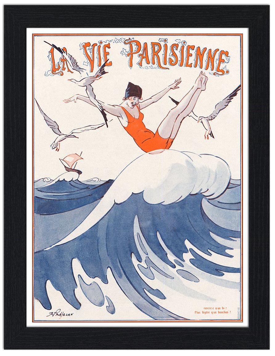 La Vie Parisienne Art Deco French Magazine Cover : Art Print £7.99 ...