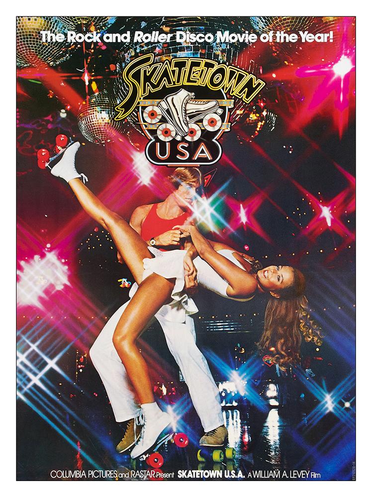 Skatetown Usa Roller Skating Movie Poster Art Print £7.99 / Framed