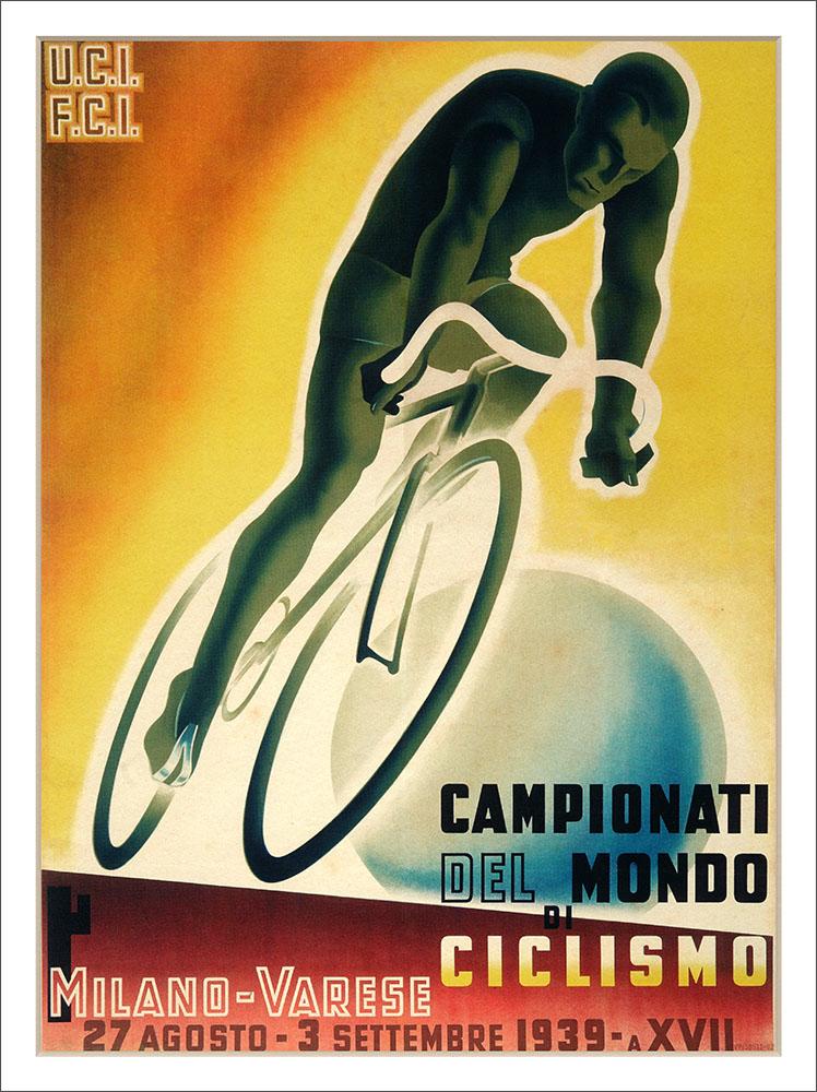 Campionati Del Mondo Cycling 1939 : Art Print £7.99 / Framed Print £22. ...