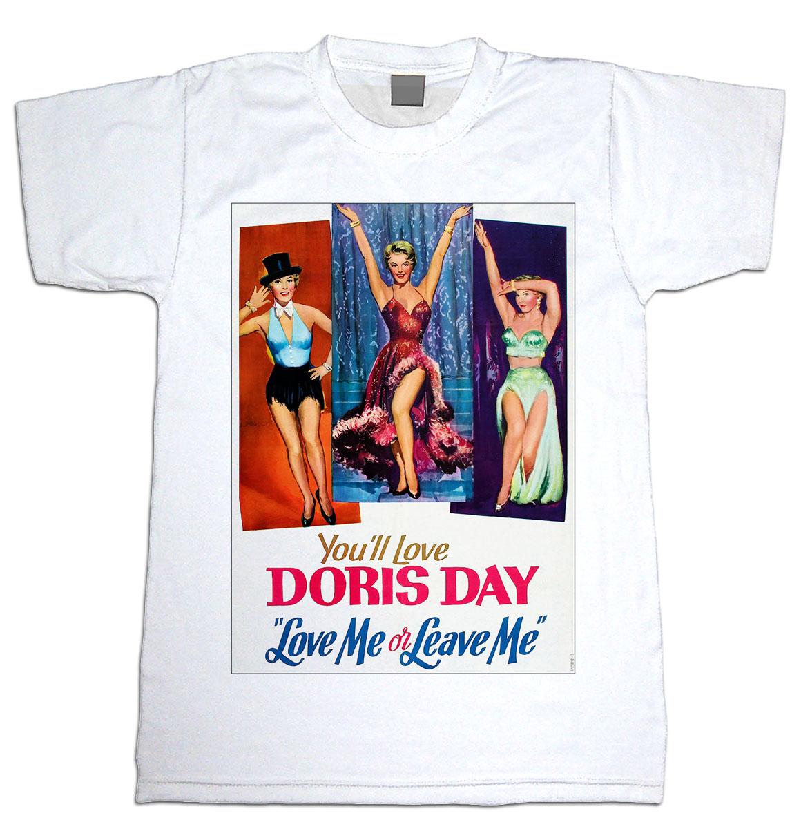 LuYiDa Customized Doris Day O-Neck Funny T-Shirt for Women Black