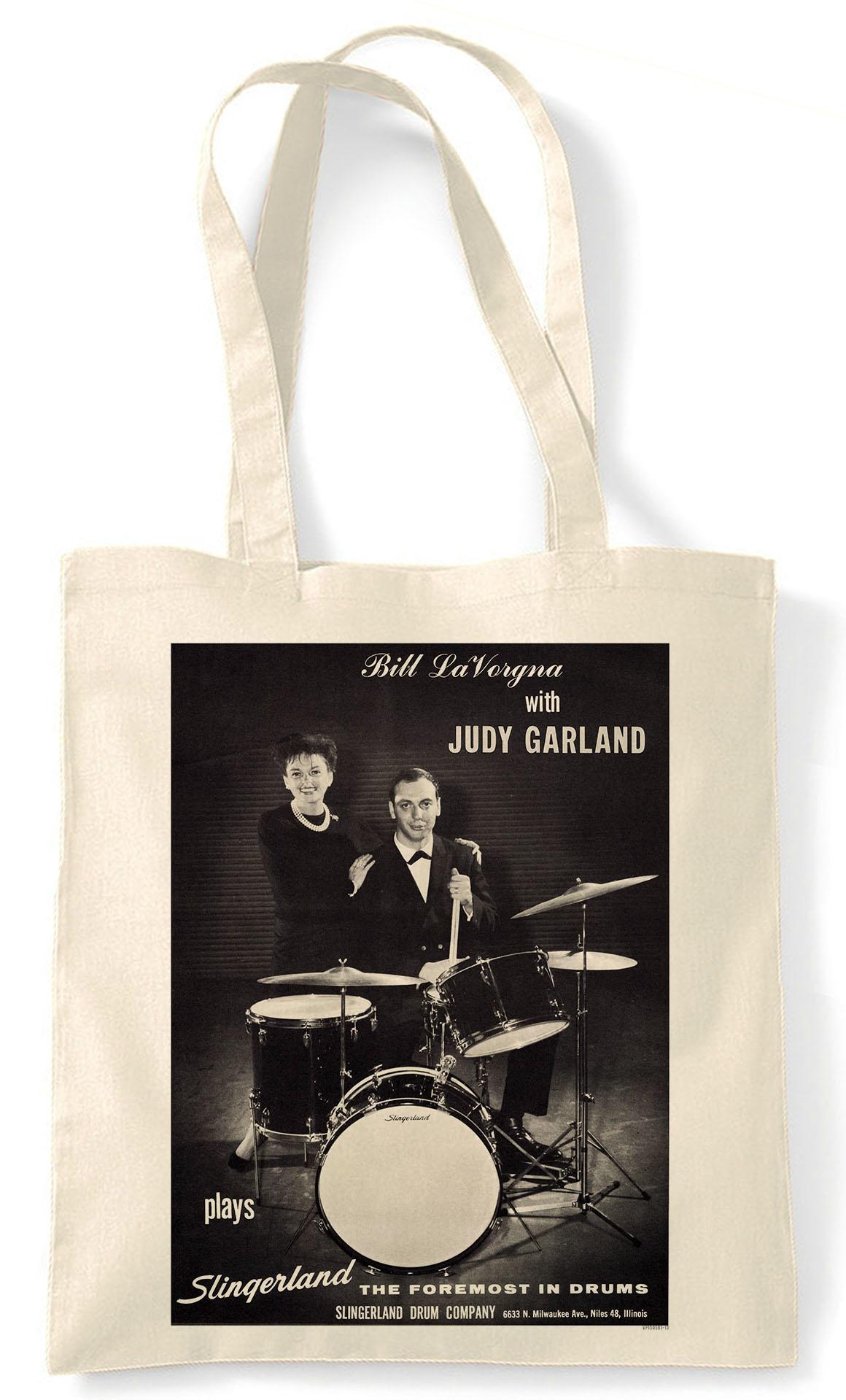 Bill La Vorgna and Judy Garland Drums Advert : Art Print £7.99 / Framed ...
