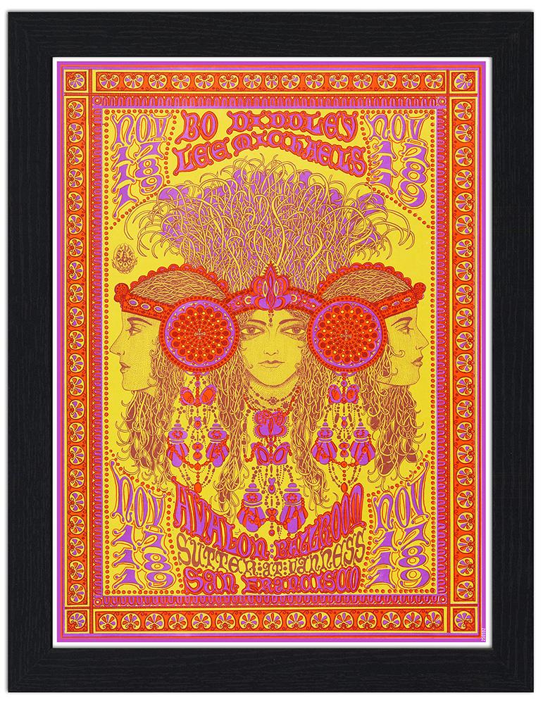 Psychedelic Music Poster : Art Print £7.99 / Framed Print £22.99 / T ...