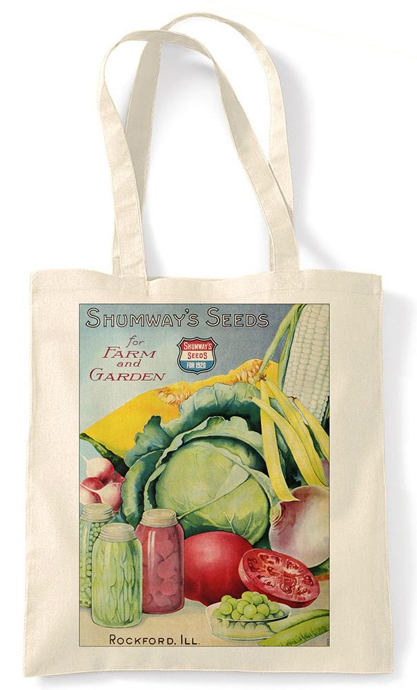 Shumways Seeds, Vintage Gardening Art Print £7.99 / Framed Print £22.