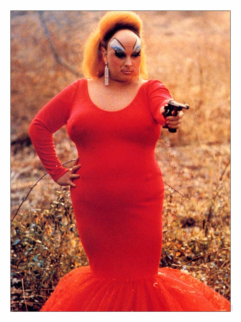 Drag queen red discount dress