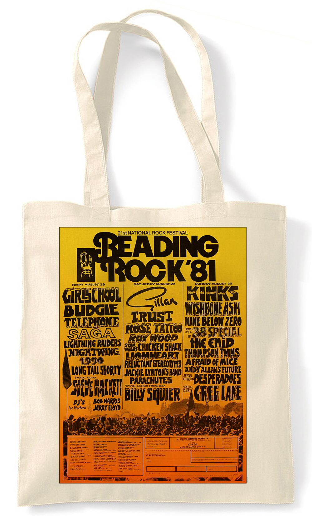 Reading Rock Festival 1981 : Art Print 8.99 / Framed Print 22.99