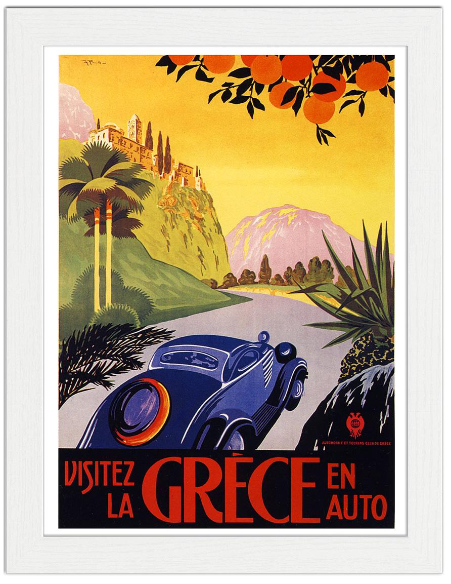 Greece, Travel Poster Art Print £7.99 / Framed Print £22